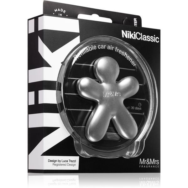 Mr & Mrs Fragrance Mr & Mrs Fragrance Niki Fresh Air miris za auto punjiva Silver (matt) 1 kom