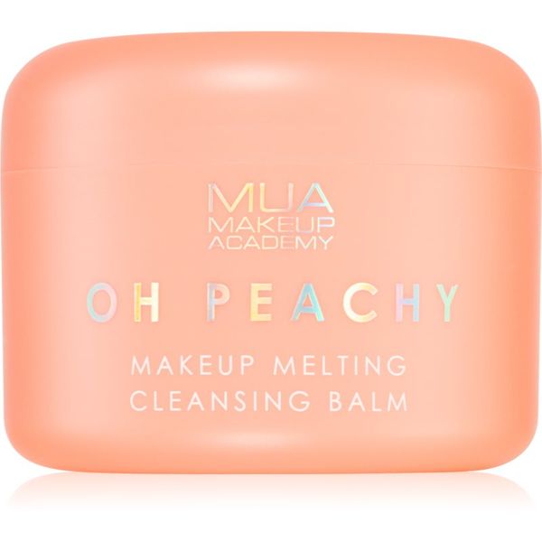 MUA Makeup Academy MUA Makeup Academy Oh Peachy balzam s uljem za uklanjanje šminke s mirisom breskve 70 g