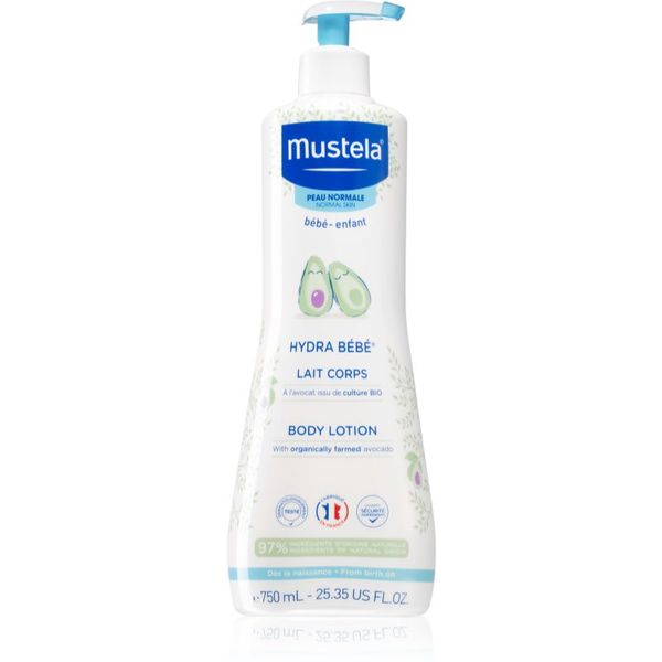 Mustela Mustela Bébé Hydra Bébé hidratantno mlijeko za tijelo  za dječju kožu 750 ml