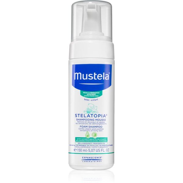 Mustela Mustela Bébé Stelatopia pjenasti šampon za djecu od rođenja 150 ml