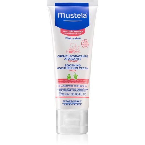 Mustela Mustela Bébé umirujuća i hidratantna krema za djecu od rođenja 40 ml