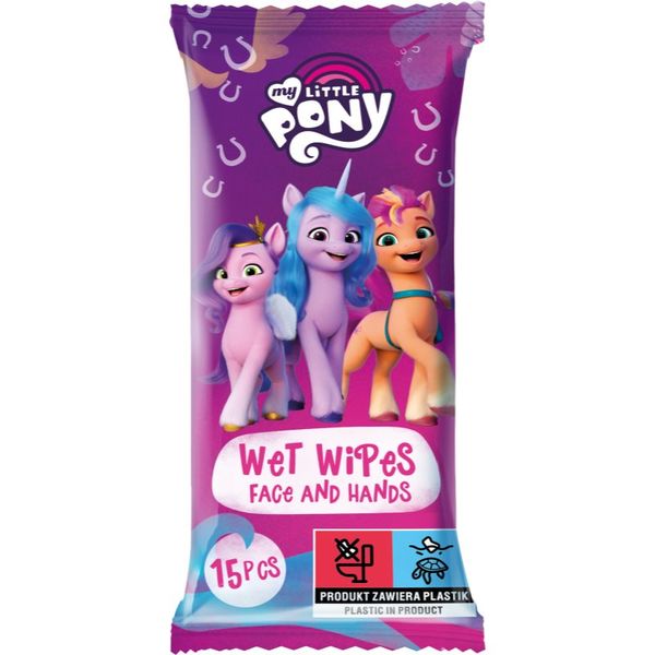 My Little Pony My Little Pony Wet Wipes vlažne maramice za djecu 15 kom