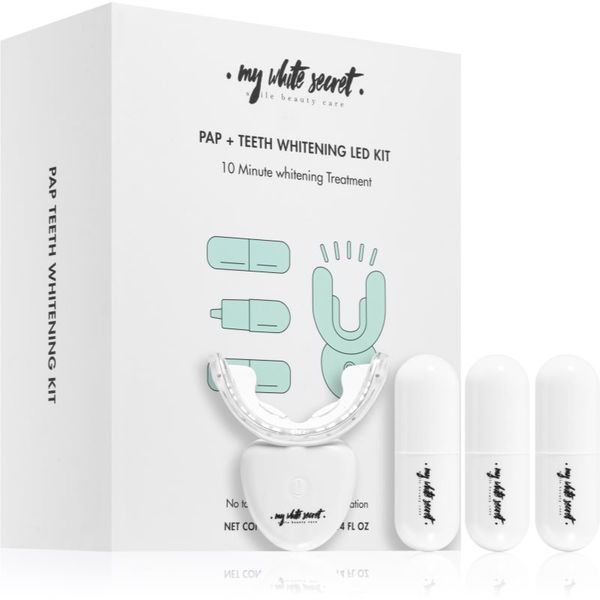 My White Secret My White Secret PAP+ Teeth Whitening LED Kit set za izbjeljivanje zubi