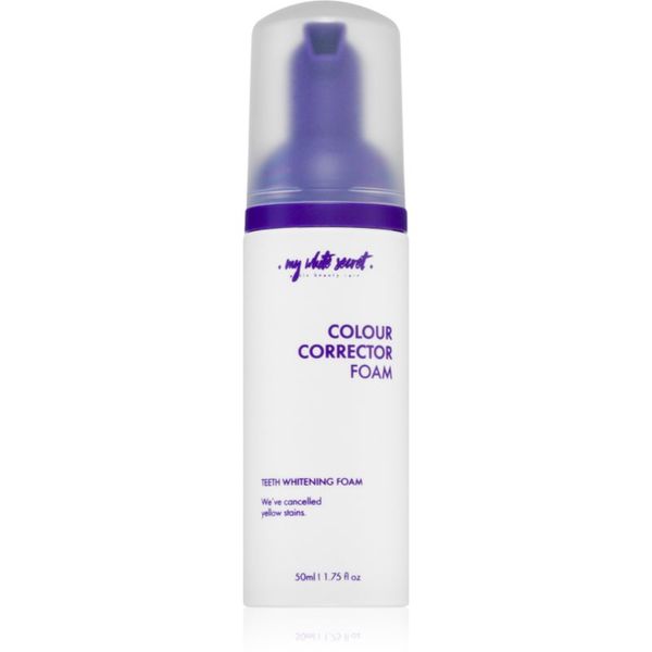 My White Secret My White Secret Teeth Whitening Foam pjenasti korektor za izbjeljivanje zubi V34 50 ml