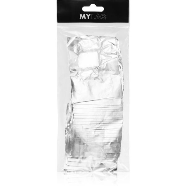 MYLAQ MYLAQ Foil Nails Wraps odstranjivač gel-laka 50 kom