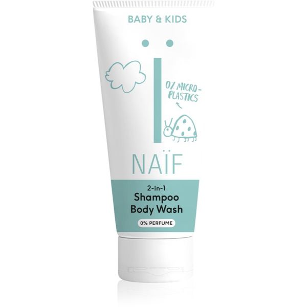 Naif Naif Baby & Kids 2-in-1 dječji gel i šampon bez parfema 200 ml