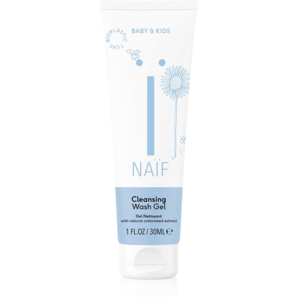 Naif Naif Baby & Kids Cleansing Wash Gel gel za čišćenje i pranje djece i beba 30 ml