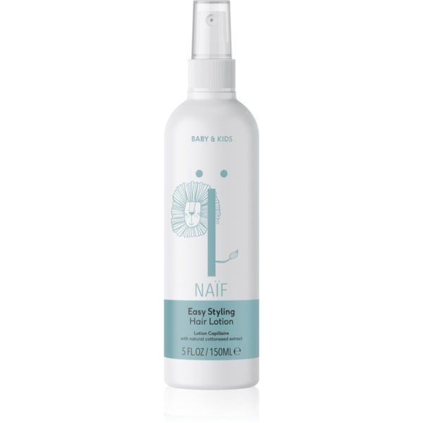 Naif Naif Baby & Kids Easy Styling hranjivi regenerator bez ispiranja za jednostavno raščešljavanje kose 150 ml