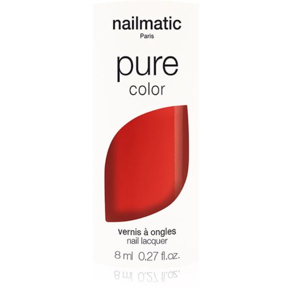 Nailmatic Nailmatic Pure Color lak za nokte ELLA- Rouge Corail / Coral Red 8 ml