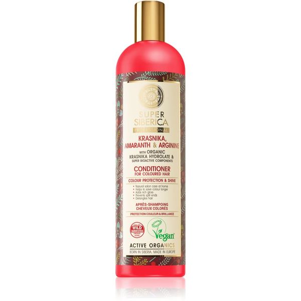 Natura Siberica Natura Siberica Krasnika, Amaranth & Arginine hranjivi balzam za obojenu kosu 400 ml