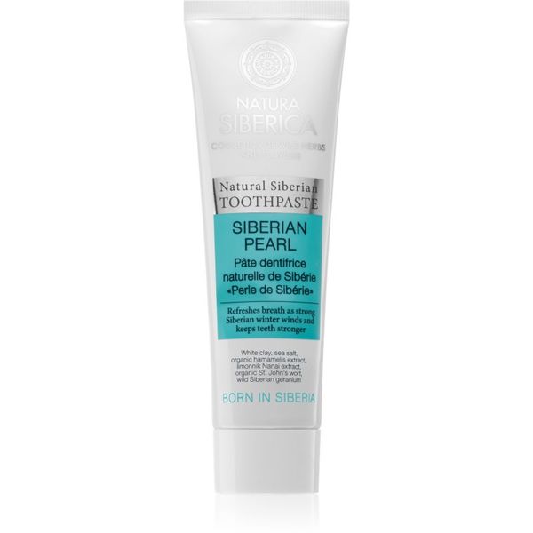 Natura Siberica Natura Siberica Natural Siberian Siberian Pearl izbjeljujuća pasta za zube za svježiji dah 100 g