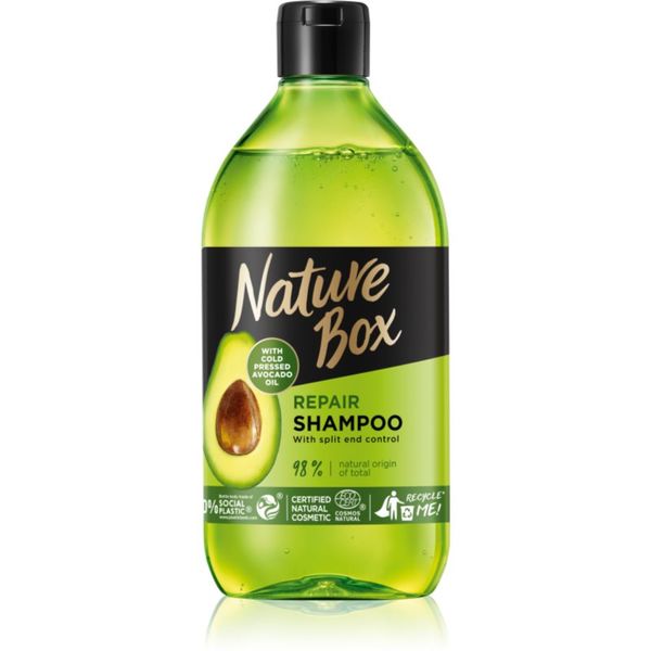 Nature Box Nature Box Avocado šampon za dubinsku regeneraciju za ispucale vrhove kose 385 ml