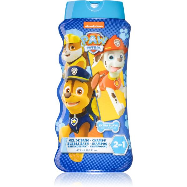 Nickelodeon Nickelodeon Paw Patrol Bubble Bath and Shampoo gel za kupku i tuširanje za djecu 475 ml