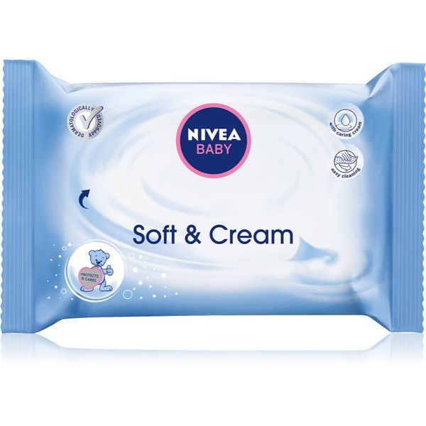 Nivea NIVEA BABY Soft & Cream maramice za čišćenje 57 kom