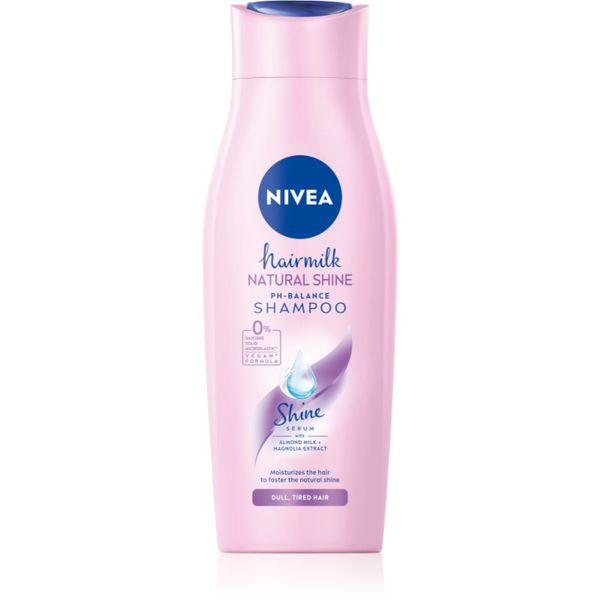 Nivea Nivea Hairmilk Natural Shine njegujući šampon 400 ml