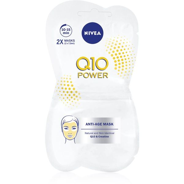 Nivea Nivea Q10 maska za zaglađivanje protiv bora 2x7.5 ml