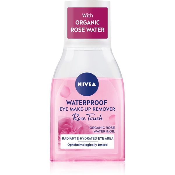 Nivea Nivea Rose Touch dvofazno sredstvo za skidanje šminke za oči 100 ml