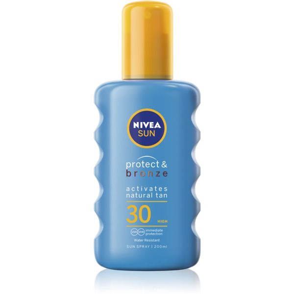 Nivea Nivea Sun Protect & Bronze intenzivni sprej za sunčanje SPF 30 200 ml