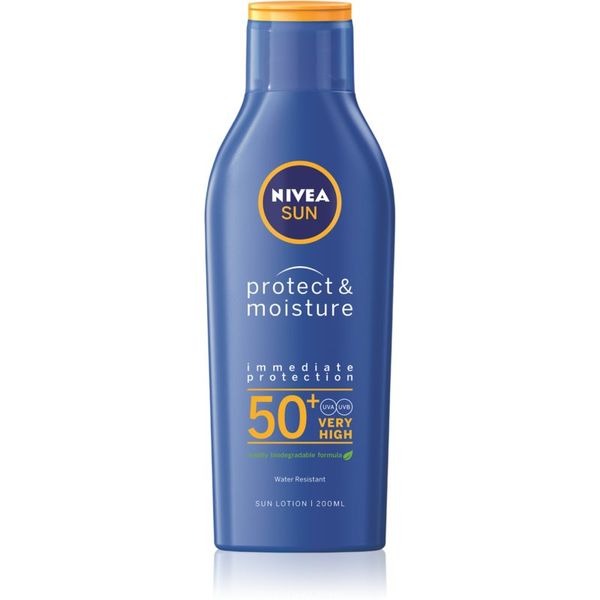 Nivea Nivea Sun Protect & Moisture hidratantno mlijeko za sunčanje SPF 50+ 200 ml