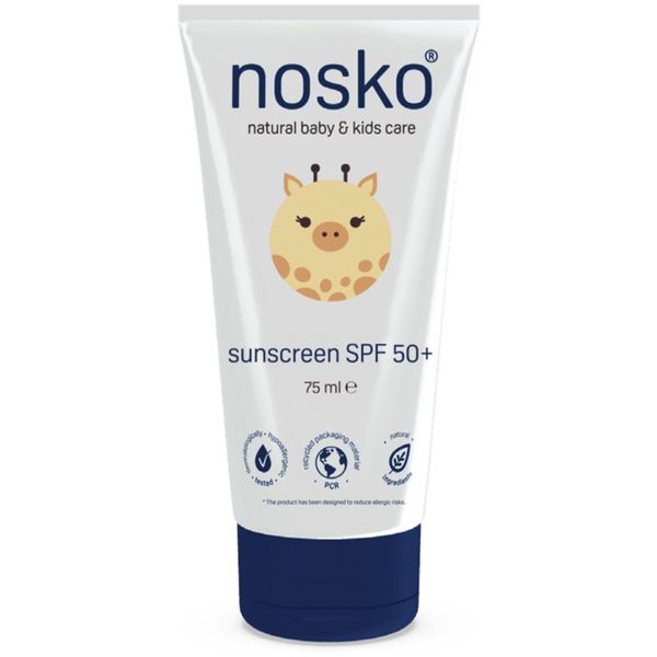 Nosko Nosko Baby Sunscreen SPF 50+ dječja krema za sunčanje SPF 50+ 75 ml