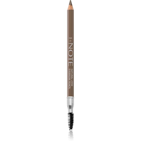 Note Cosmetique Note Cosmetique Natural Look olovka za obrve sa četkicom 01 Fair 1,08 g
