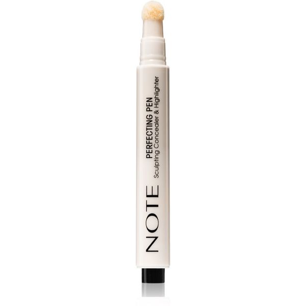 Note Cosmetique Note Cosmetique Skin Perfecting posvjetljujući korektor u olovci 04 Warm Beige 3 ml