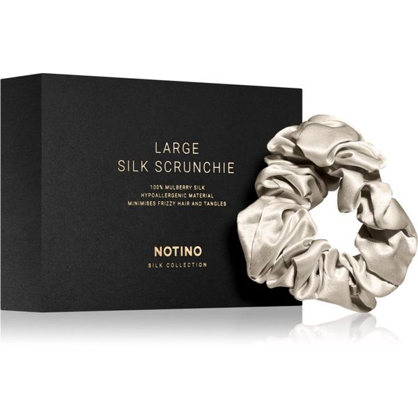 Notino Notino Silk Collection Large scrunchie svilena gumica za kosu Cream 1 kom