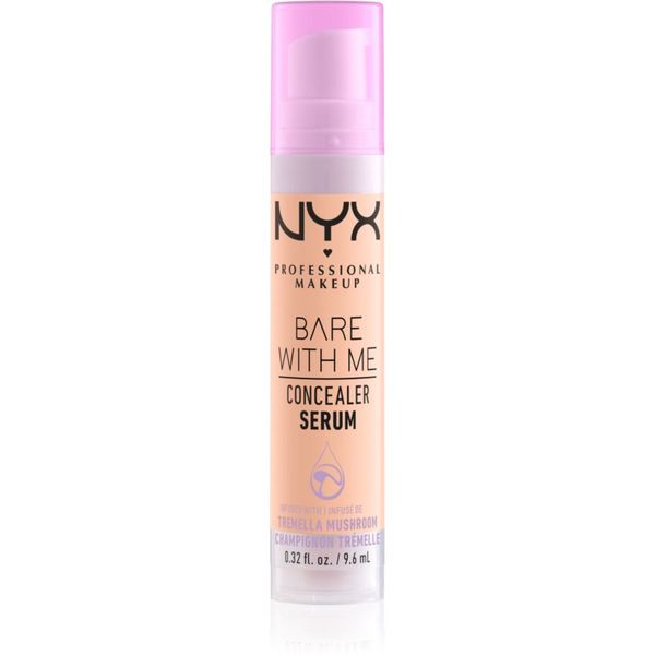 NYX Professional Makeup NYX Professional Makeup Bare With Me Concealer Serum hidratantni korektor 2 u 1 nijansa 2.5 Medium Vanilla 9,6 ml