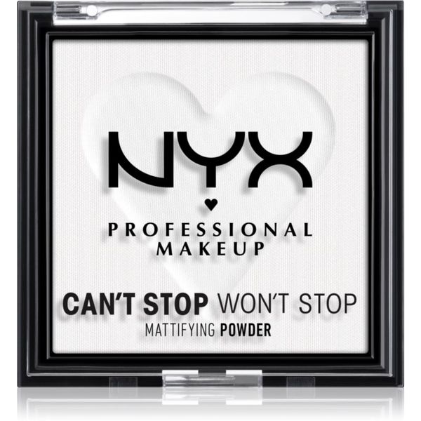 NYX Professional Makeup NYX Professional Makeup Can't Stop Won't Stop Mattifying Powder matirajući puder nijansa 11 Bright Translucent 6 g