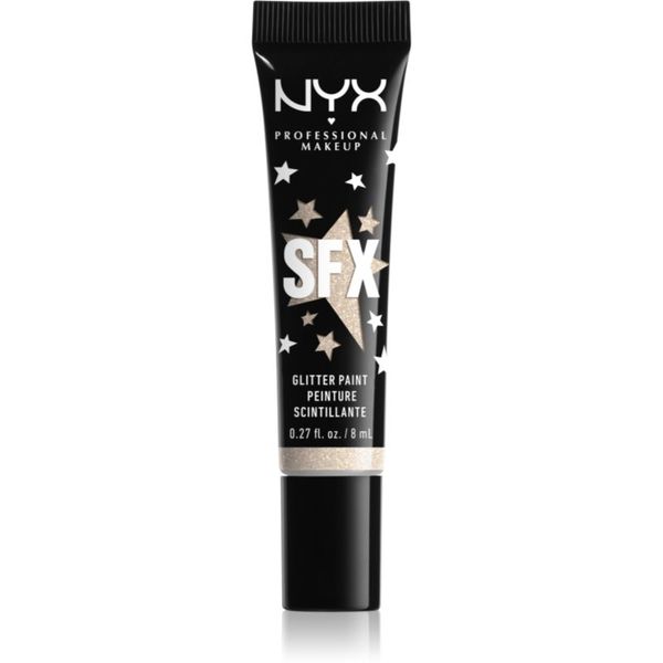 NYX Professional Makeup NYX Professional Makeup Halloween Glitter Paint šljokice za lice i tijelo nijansa 02 Broomstick Baddie 8 ml