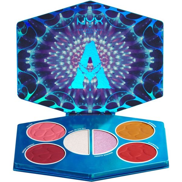 NYX Professional Makeup NYX Professional Makeup Limited Edition Avatar Pandoran Paradise Palette paleta highlightera i rumenila 6x3,2 g