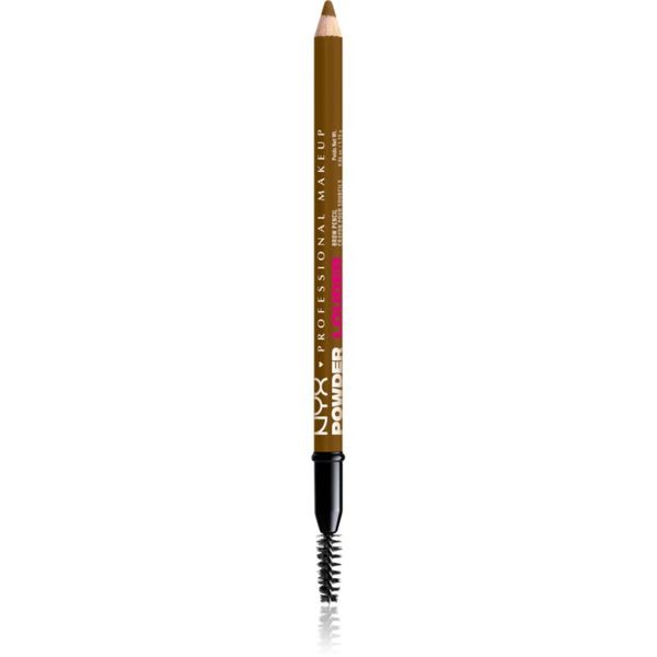 NYX Professional Makeup NYX Professional Makeup Powder Louder olovka za obrve sa četkicom nijansa Blonde 1 kom