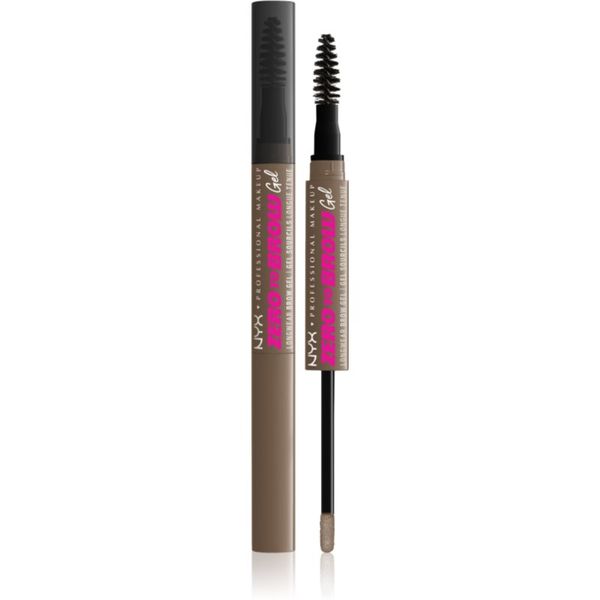 NYX Professional Makeup NYX Professional Makeup Zero To Brow Gel gel za obrve s aplikatorom nijansa 05 Ash Brown 2 ml