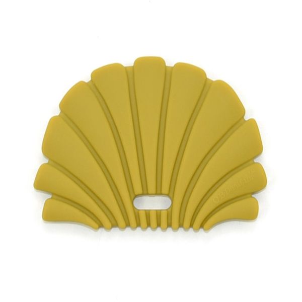 O.B Designs O.B Designs Shell Teether grickalica za bebe Gold 3m+ 1 kom