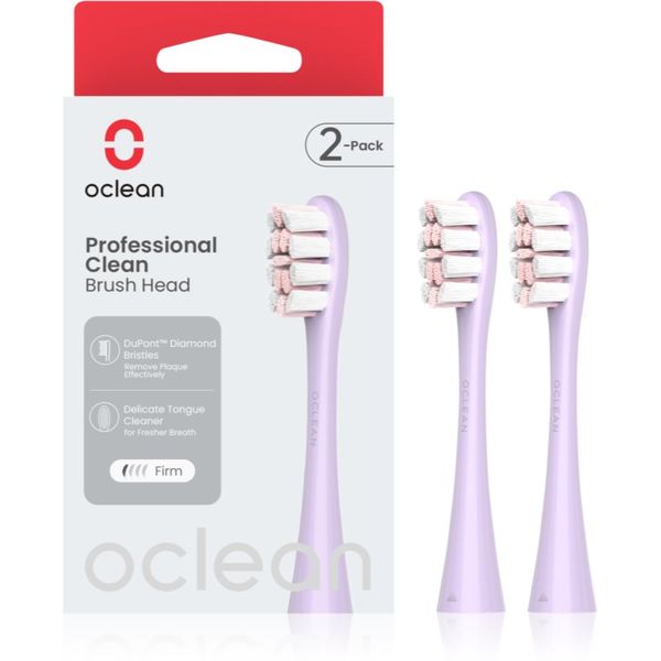 OClean Oclean Professional Clean zamjenske glave Purple 2 kom