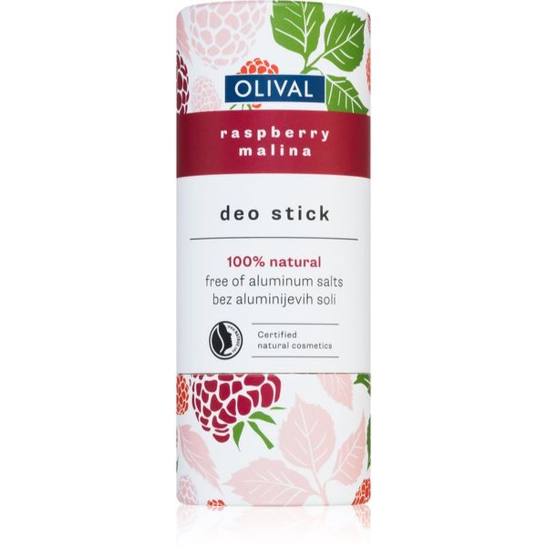 Olival Olival Natural Raspberry čvrsti dezodorans bez aluminijskih soli 40 g