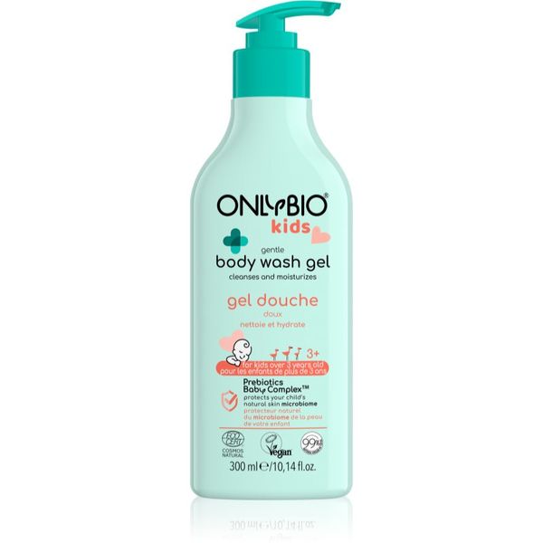 OnlyBio OnlyBio Kids Gentle nježni gel za kupanje za osjetljivu kožu od 3 godine 300 ml
