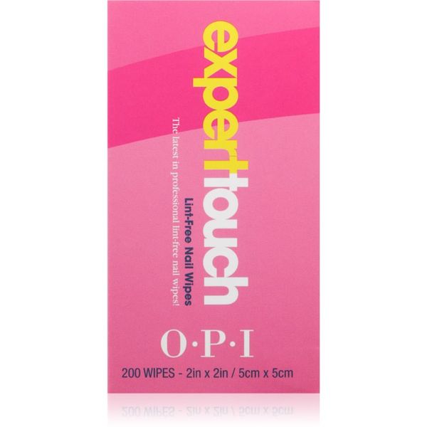 OPI OPI Expert Touch maramice za čišćenje za nokte i kožicu oko noktiju 200 kom