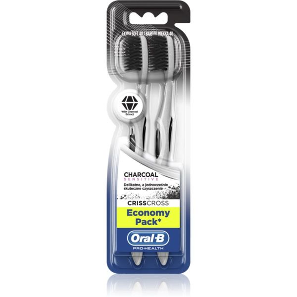 Oral B Oral B 3D White Charcoal četkica za zube 2 kom