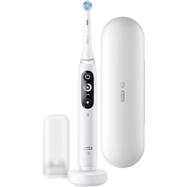 Oral B Oral B iO7 električna četkica za zube s etuijem White Alabaster 1 kom