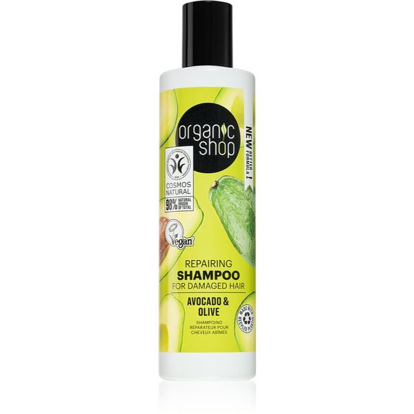Organic Shop Organic Shop Avocado & Olive obnavljajući šampon za oštećenu kosu 280 ml