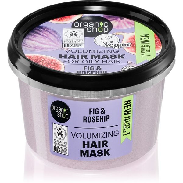 Organic Shop Organic Shop Organic Fig & Rosehip tretmanska maska za sjajnu i mekanu kosu 250 ml