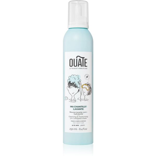 OUATE OUATE My Cleansing Whipped Cream pjena za čišćenje za lice, tijelo i kosu za djecu 4-11 years 250 ml