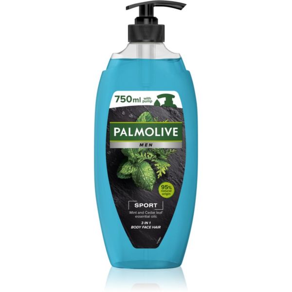 Palmolive Palmolive Men Revitalising Sport gel za tuširanje za muškarce s pumpicom 750 ml