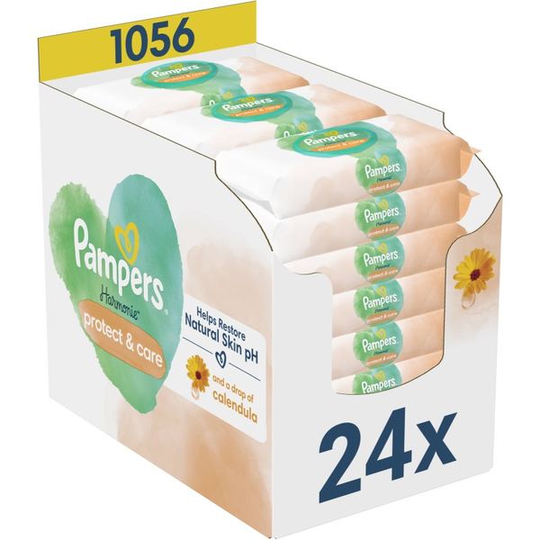 Pampers Pampers Harmonie Protect&Care vlažne maramice za djecu s ljekovitim nevenom 1056 kom