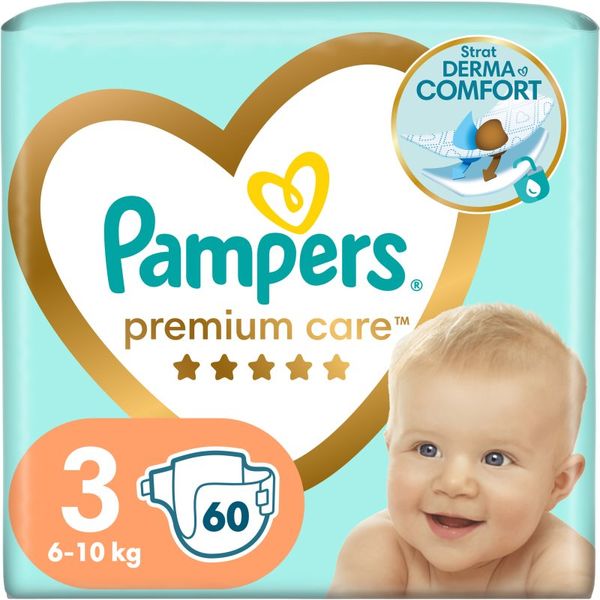 Pampers Pampers Premium Care Size 3 jednokratne pelene 6-10 kg 60 kom