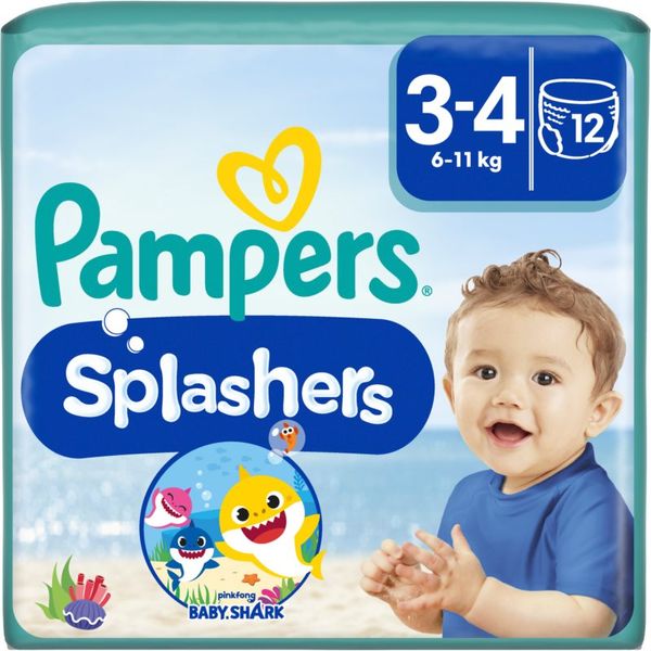 Pampers Pampers Splashers 3-4 jednokratne pelene za kupanje 6-11 kg 12 kom