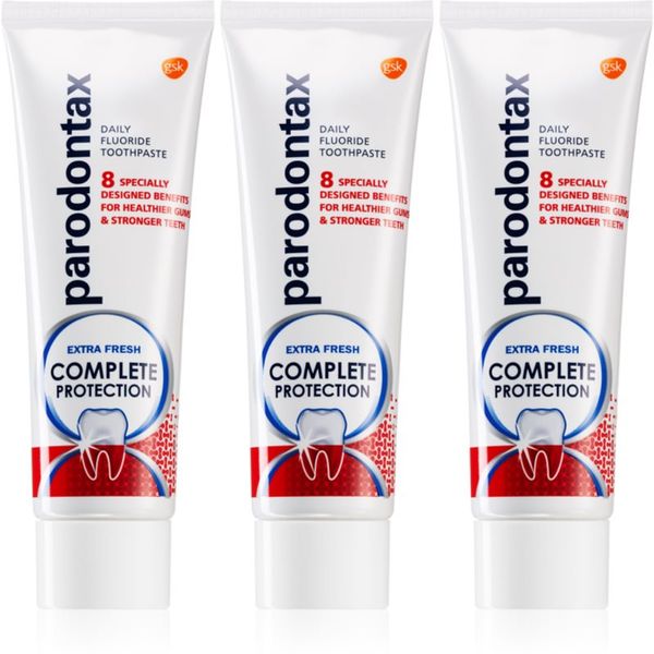 Parodontax Parodontax Complete Protection Extra Fresh pasta za zube s fluoridom za zdrave zube i desni 3x75 ml