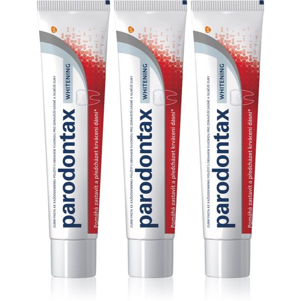 Parodontax Parodontax Whitening pasta za izbjeljivanje zuba protiv krvarenja zubnog mesa 3x75 ml