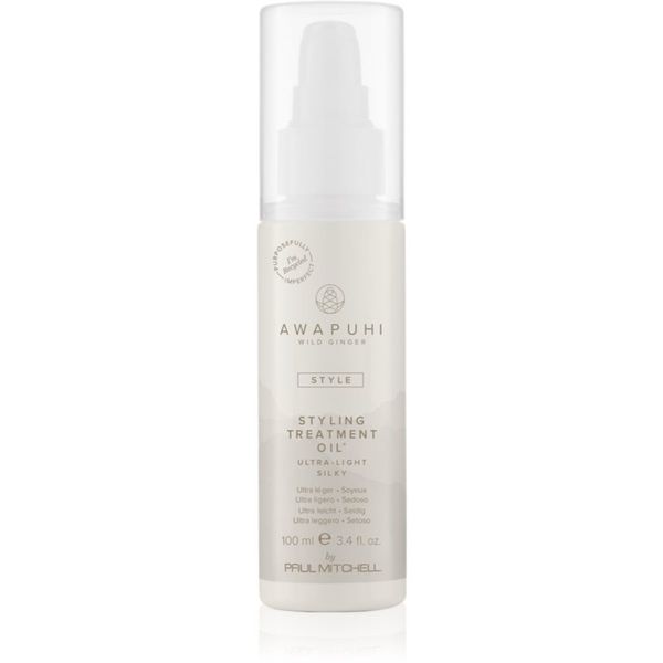 Paul Mitchell Paul Mitchell Awapuhi Wild Ginger Styling Treatment Oil regenerirajuće ulje za suhu i oštećenu kosu 100 ml
